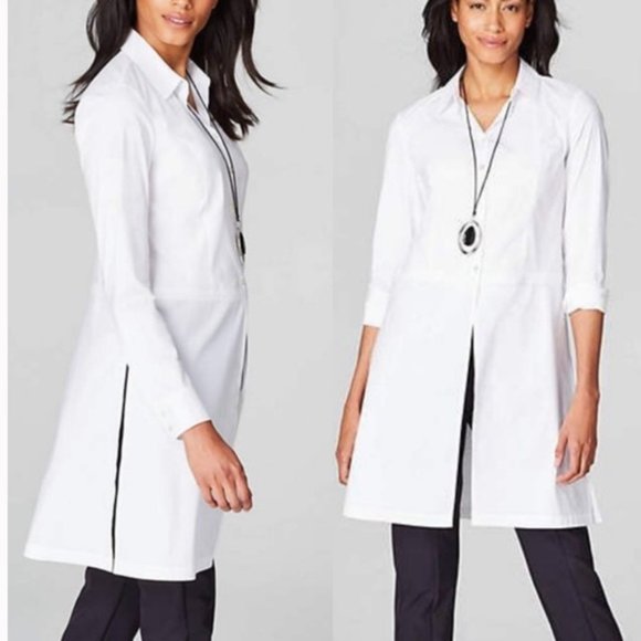 J. Jill Tops - J. Jill stretch cotton button down Tunic